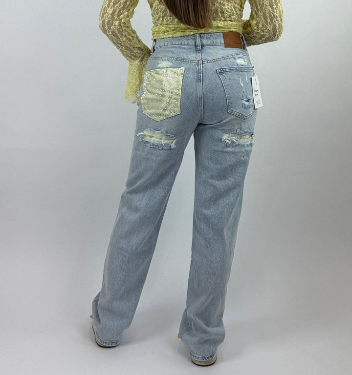 Jeans Lisa geel
