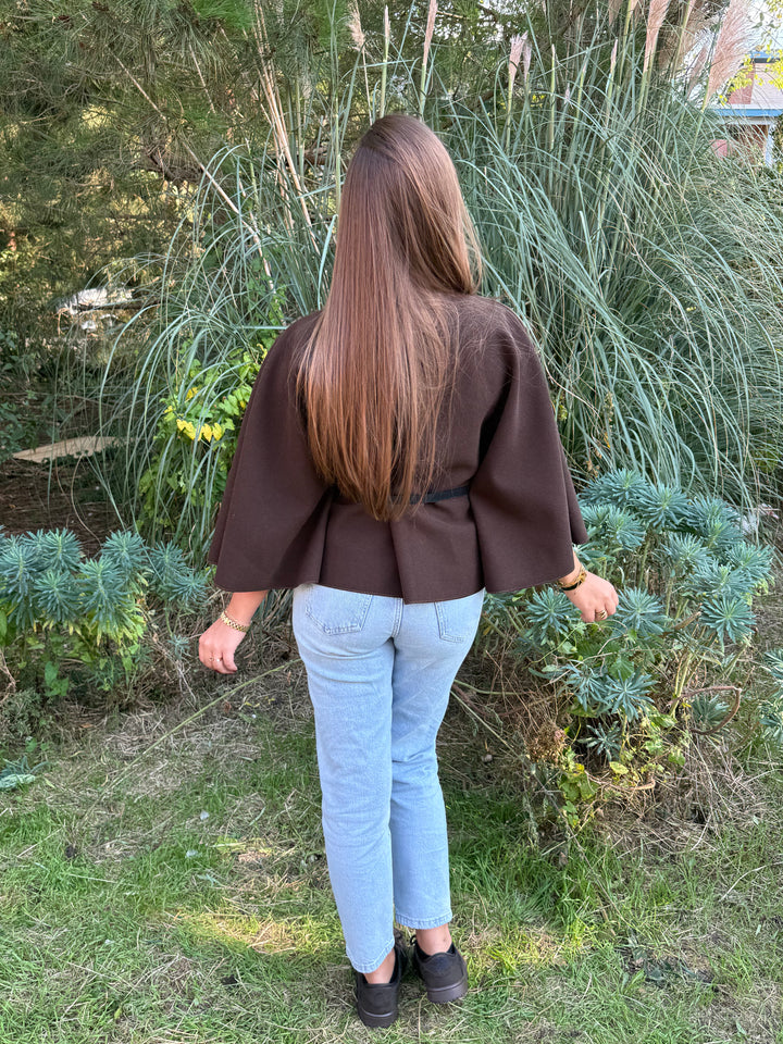 Pre -order Poncho choco