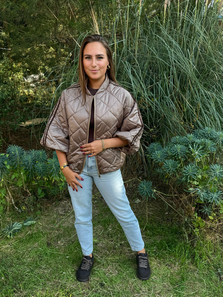 Pre - order Bomber Stripe bronze