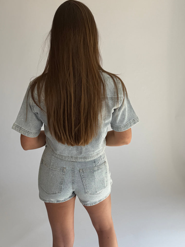 Top denim shine