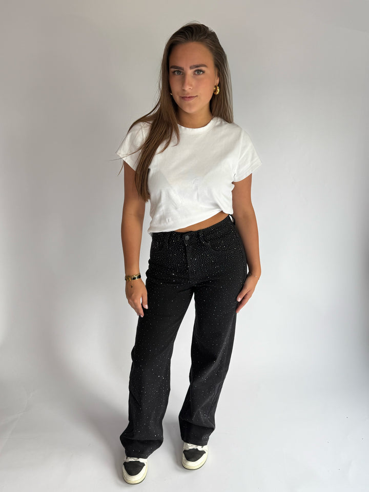 Jeans Shine zwart