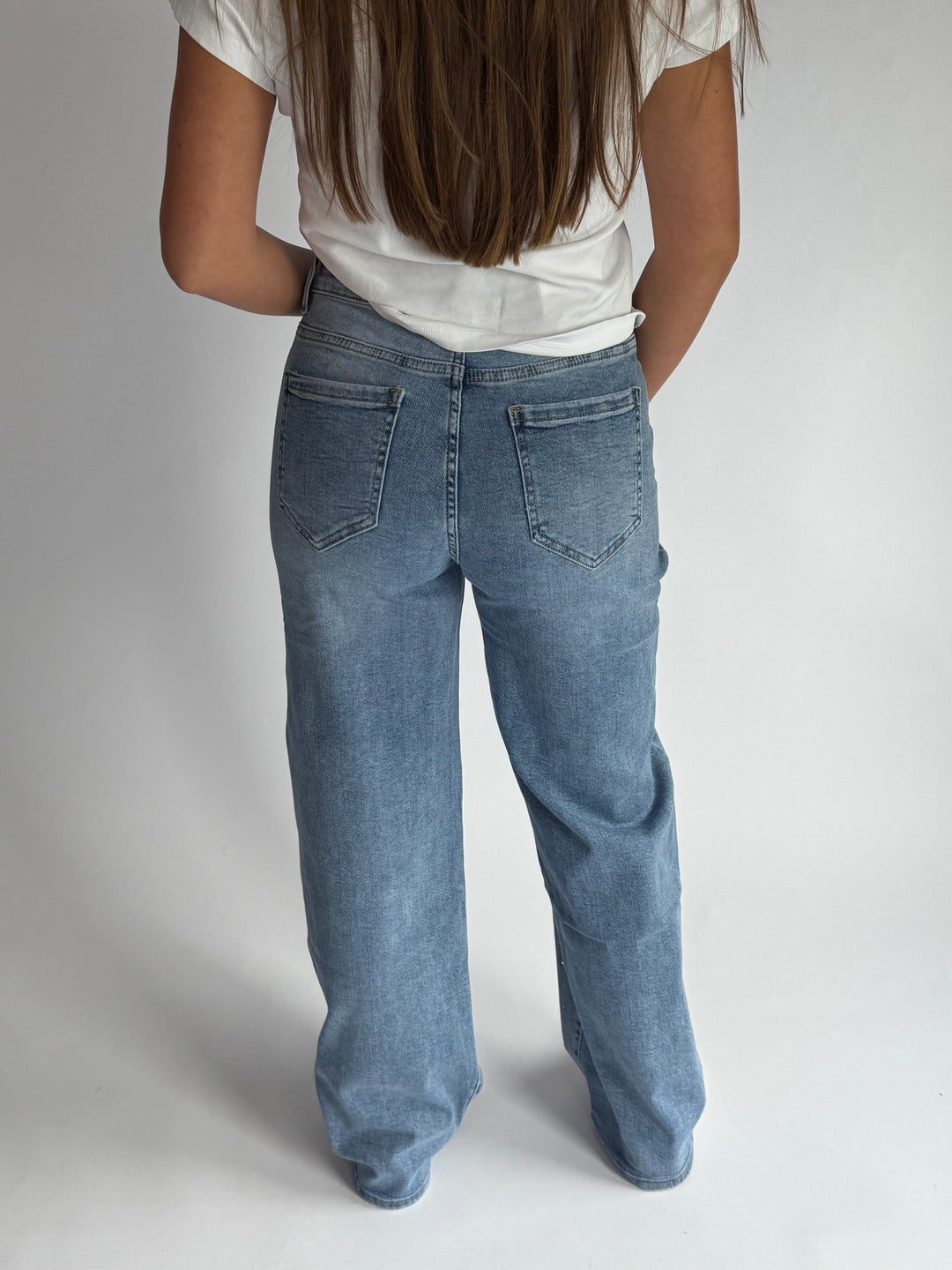 Jeans Shine blauw