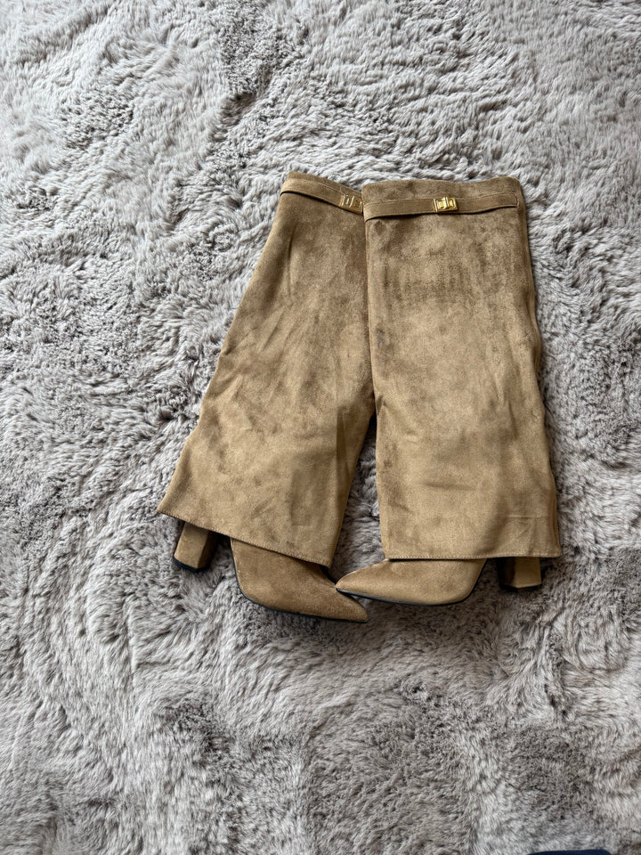 Boots Suède beige