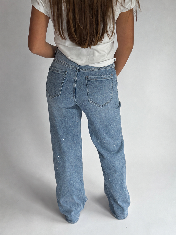 Jeans Shine blauw