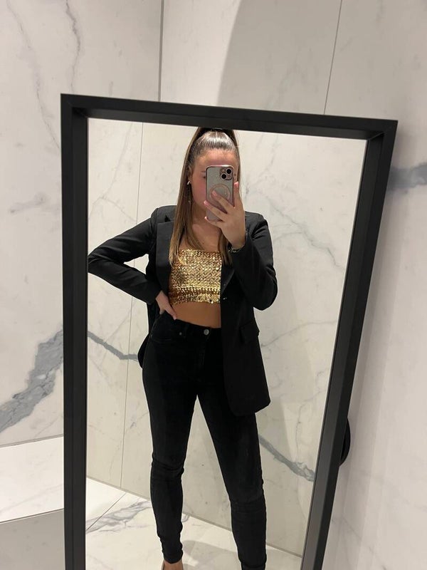 Bandeau top Bo gold
