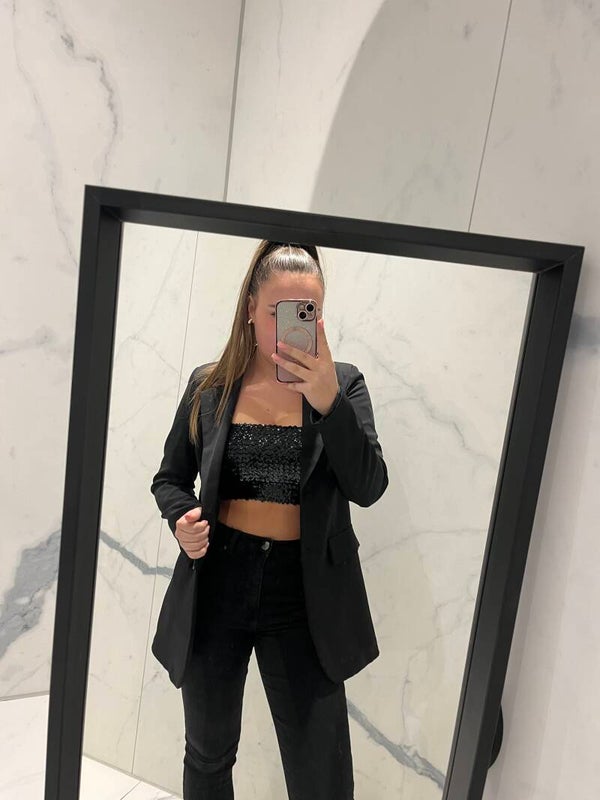 Bandeau top black